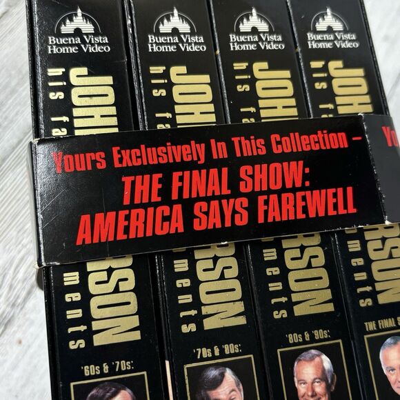 Johnny Carson The Final Show‎ Collection His Favorite Moments (VHS, 4 Tapes) - Picture 5 of 11